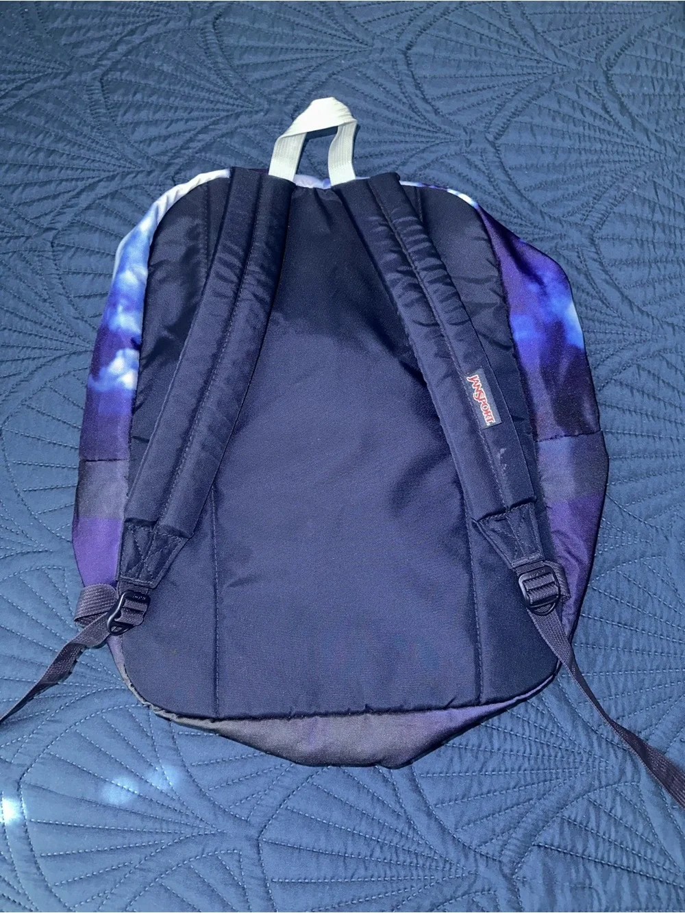 Jansport Blue Lightning Print Backpack